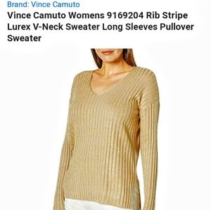 - Brand new Vince Camuto gold sweater